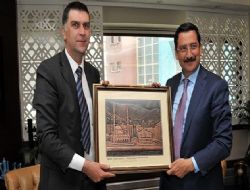 Bosna Hersek Büyükelçisi Mustafa Ak’ı ziyaret etti