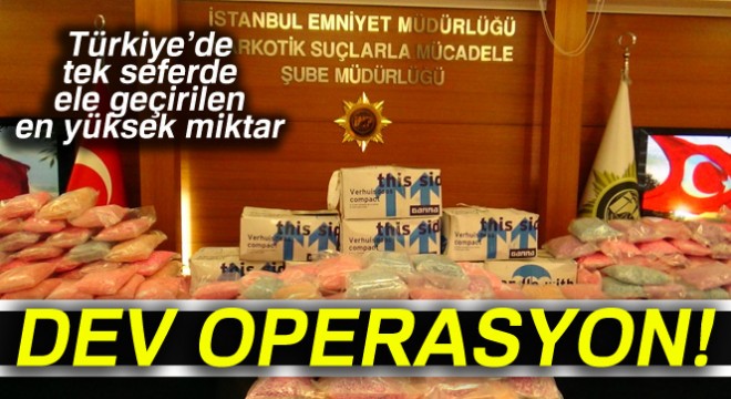 3 ilde dev uyuşturucu operasyonu: Türkiye’de tek seferde ele geçirilen en yüksek miktar