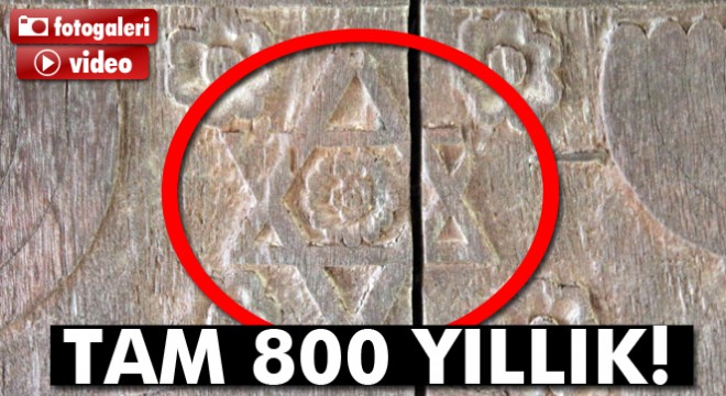 800 yıllık “Süleyman Mührü” işlemeli kapı bu köyde