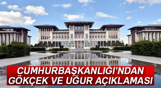 AK Parti de istifa iddiaları! Cumhurbaşkanlığı ndan Gökçek ve Uğur açıklaması