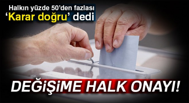 AK Parti kamuoyunun nabzını tuttu: Halkın çoğu değişimden yana