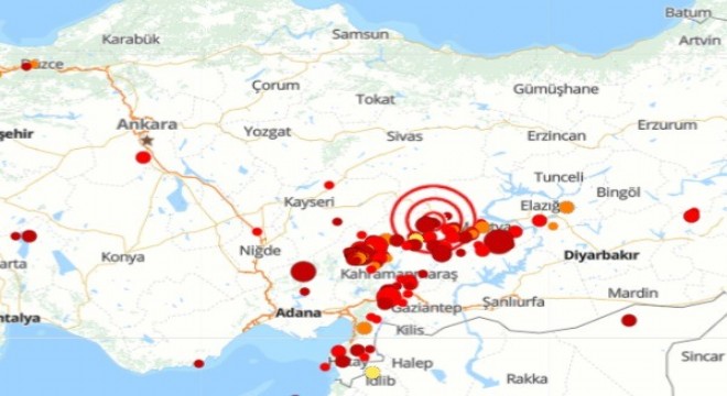 Adıyaman da deprem