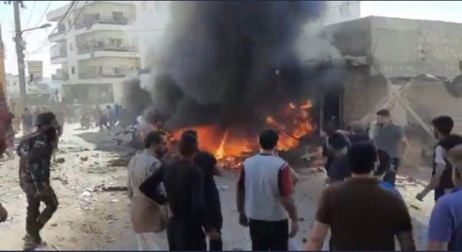 Afrin de bombalı saldırı: 3 ölü, 6 yaralı