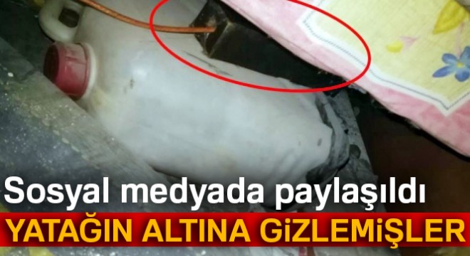 Afrin de yatağın altına tuzaklanmış EYP imha edildi