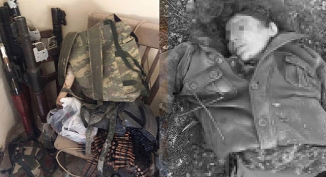 Afrin deki Şeyh Horoz bölgesinde yüklü miktarda silah ve mühimmat ele geçirildi