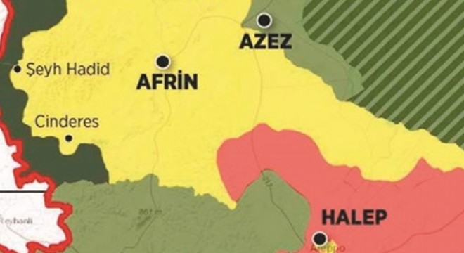 Afrin in güney kapısı olan Cinderesi beldesi PKK/PYD den tamamen temizlendi