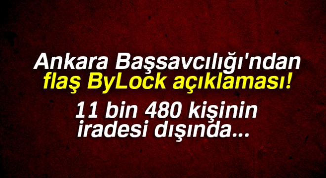 Ankara Cumhuriyet Başsavcılığından ’ByLock’ açıklaması