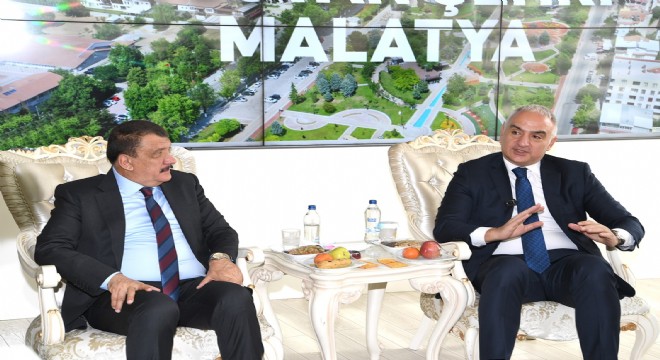 Bakan Ersoy, Başkan Gürkan ı ziyaret etti