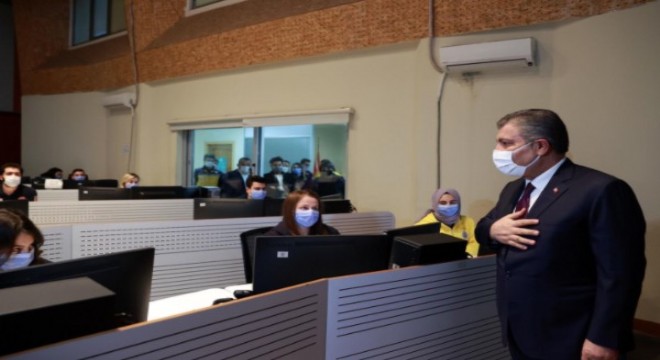 Bakan Koca: Avrupa Yakası Komuta Kontrol Merkezi’ni ziyaret etti