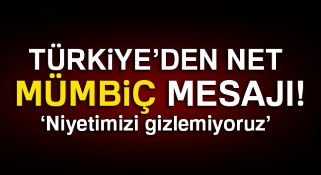 Başbakan Yardımcısı Bozdağ dan kritik Mümbiç açıklaması