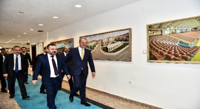 Başkan Akgül, Başkan Ercan’ı makamında ağırladı