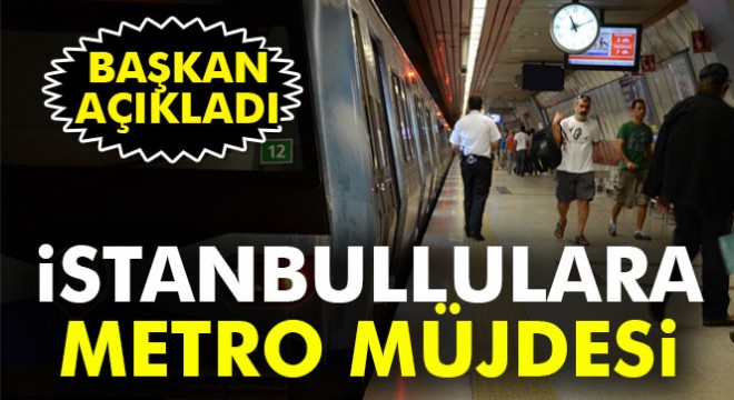 Başkan Topbaş tan 5 yeni metro hattı müjdesi
