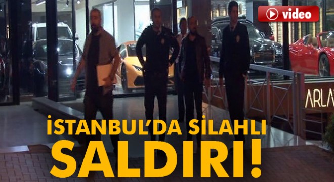 Beşiktaş ta lüks galeriye silahlı saldırı