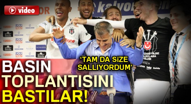 Beşiktaşlı oyunculardan Şenol Güneş e sürpriz