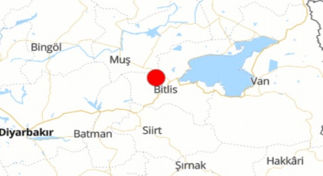 Bitlis de deprem