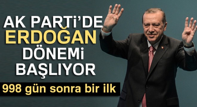 Cumhurbaşkanı Erdoğan AK Parti ye dönüyor