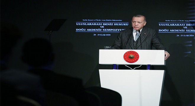 Cumhurbaşkanı Erdoğan, Uluslararası Deniz Hukuku ve Akdeniz Sempozyumu na katıldı