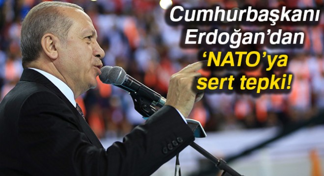 Cumhurbaşkanı Erdoğan’dan ‘NATO’ya sert tepki
