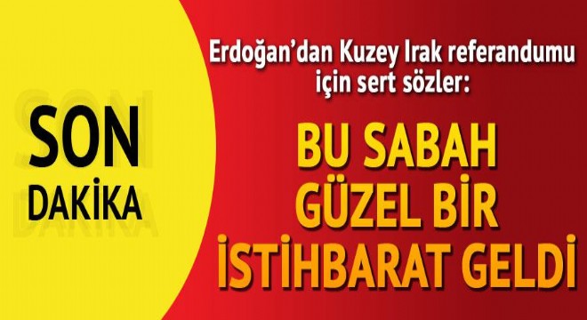 Cumhurbaşkanı Erdoğan dan flaş referandum mesajları