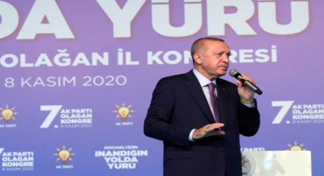 Cumhurbaşkanı Erdoğan, AK Parti Kocaeli İl Kongresine katıldı