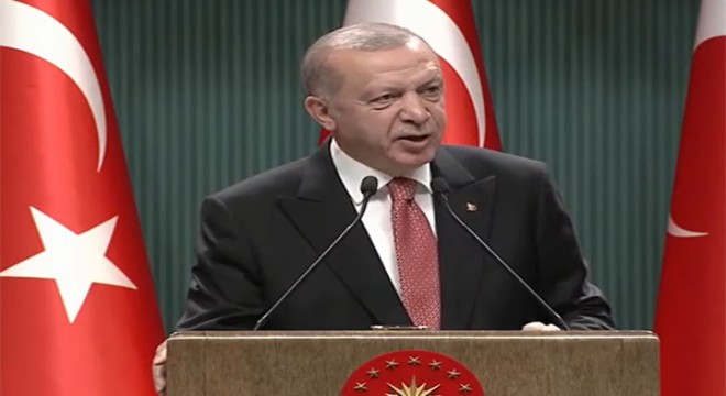 Cumhurbaşkanı Erdoğan, Alsancak Stadı ile yapımı tamamlanan 96 tesisin toplu açılış töreninde konuştu