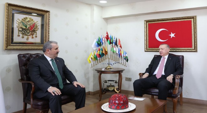 Cumhurbaşkanı Erdoğan, BBP Genel Başkanı Destici yi ziyaret etti