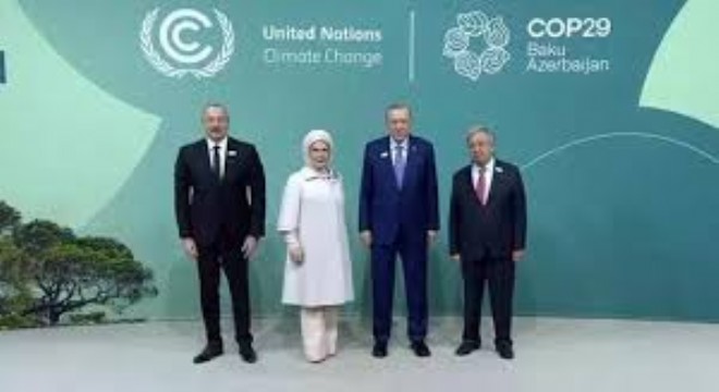 Cumhurbaşkanı Erdoğan, COP29 Dünya Liderleri İklim Zirvesi ne Katıldı