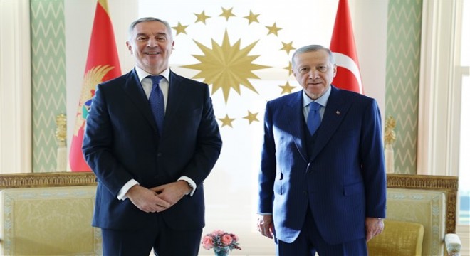 Cumhurbaşkanı Erdoğan, Karadağ Cumhurbaşkanı Cukanoviç ile görüştü