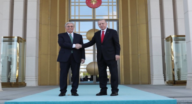 Cumhurbaşkanı Erdoğan, Kazakistan Cumhurbaşkanı Tokayev ile ortak basın toplantısı düzenledi