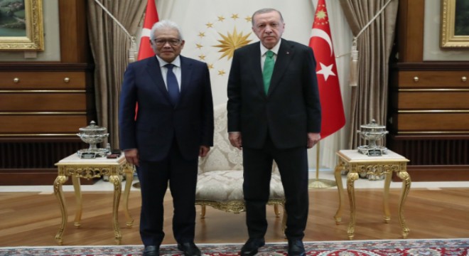 Cumhurbaşkanı Erdoğan, Malezya İçişleri Bakanı Zainudin’i kabul etti