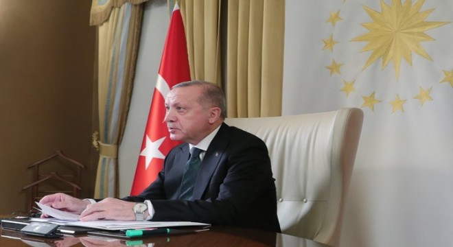 Cumhurbaşkanı Erdoğan, Merkel ile bir videokonferans görüşmesi gerçekleştirdi