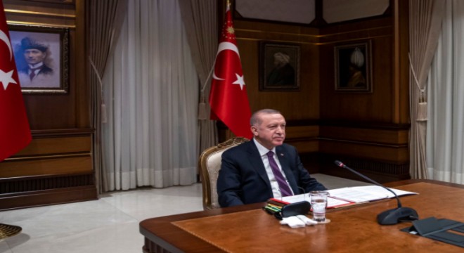 Cumhurbaşkanı Erdoğan, Michel ile görüştü