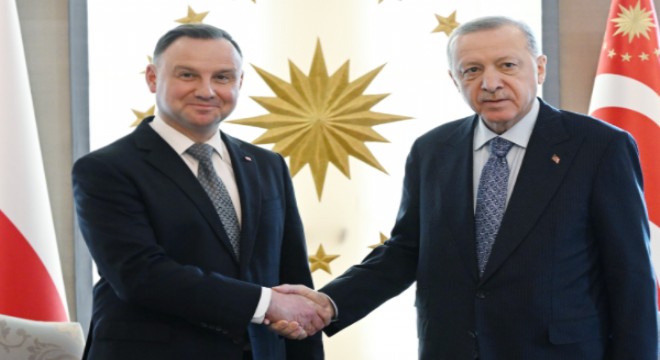 Cumhurbaşkanı Erdoğan, Polonya Cumhurbaşkanı Duda ile ortak basın toplantısı düzenledi