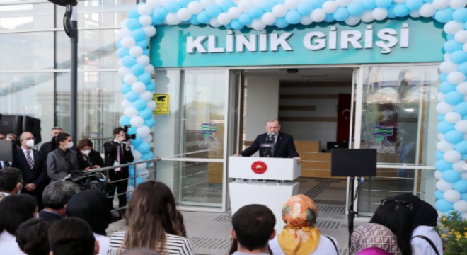 Cumhurbaşkanı Erdoğan, RTEÜ Diş Hekimliği Fakültesi’nin yeni binasının açılış törenine katıldı