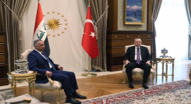 Cumhurbaşkanı Erdoğan ile Irak Başbakanı Mustafa Kazımi Ortak Basın Toplantısı düzenledi