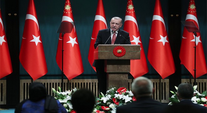 Cumhurbaşkanı Erdoğan, kabine toplantısının ardından millete seslendi