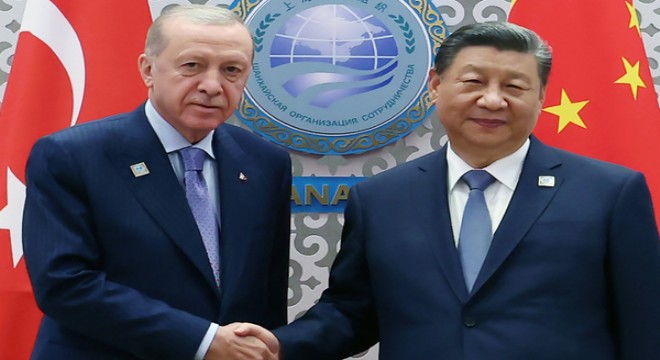 Cumhurbaşkanı Erdoğan, Çin Devlet Başkanı Şi Cinping ile bir araya geldi