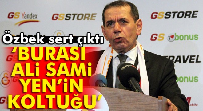 Dursun Özbek: Burası Ali Sami Yen in koltuğu