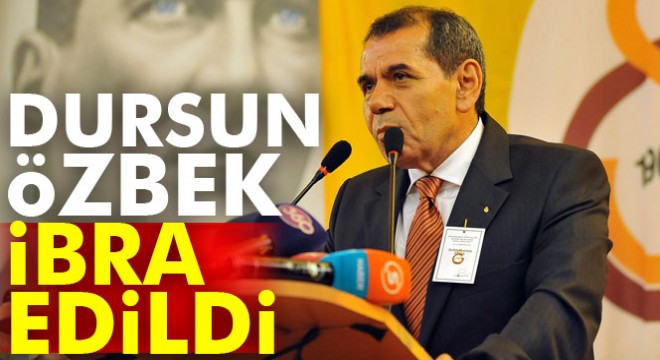 Dursun Özbek, mali ve idari yönden ibra edildi