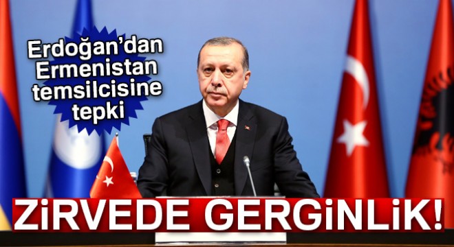 Erdoğan dan Ermenistan temsilcisine tepki