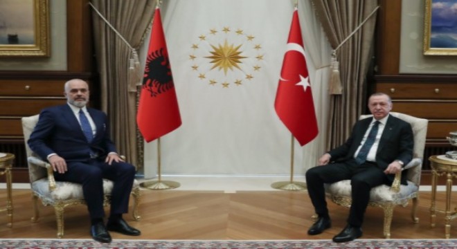 Erdoğan, Arnavutluk Başbakanı Edi Rama ile Ortak basın toplantısı düzenledi