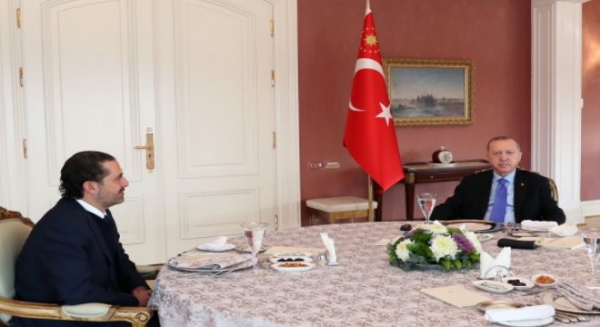 Erdoğan, Saad Hariri’yi kabul etti
