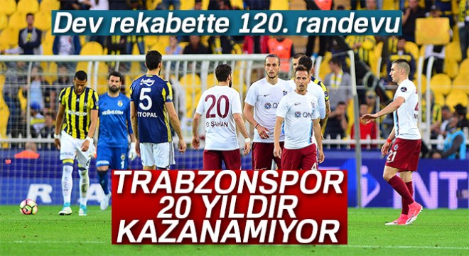 Fenerbahçe ile Trabzonspor 120. kez karşı karşıya gelecek