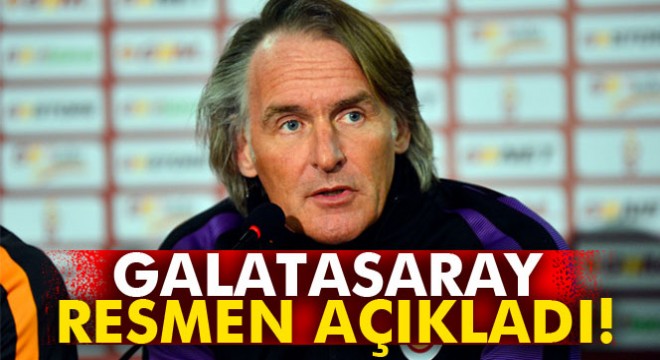 Galatasaray, Riekerink ile yollarını resmen ayırdı