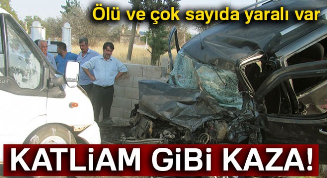 Gaziantep’te feci kaza: 1 ölü, 10 yaralı!