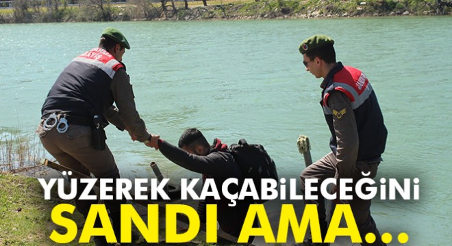 Göçmenler Manavgat Irmağı nda yakalandı
