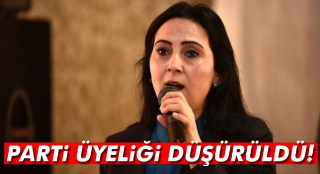HDP Eş Başkanı Yüksekdağ ın parti üyeliği düşürüldü