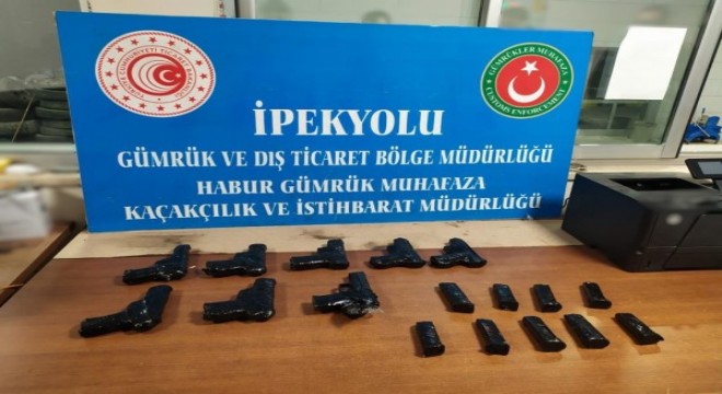 Habur’da kaçak yollarla Türkiye’ye sokulmak istenen silah ele geçirildi