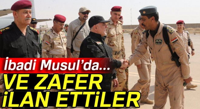 Irak Başbakanı İbadi, Musul’da