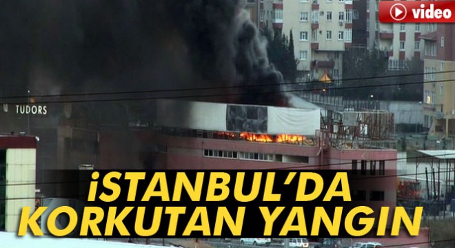 İstanbul Sefaköy de yangın paniği